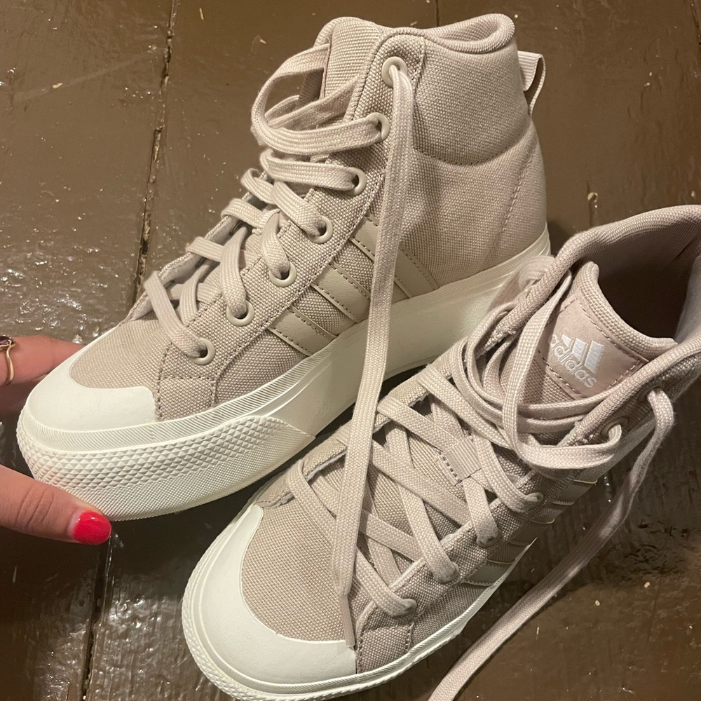 Adidas high top sneakers